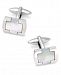 Sutton by Rhona Sutton Men's Stainless Steel & Mother-of-Pearl Cufflinks