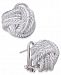Diamond Knot Stud Earrings (1/4 ct. t. w. ) in Sterling Silver
