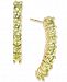 Peridot Linear Drop Earrings (1-3/8 ct. t. w. ) in 14k Gold