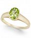 Peridot Solitaire Ring (1-1/2 ct. t. w. ) in 14k Gold