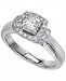 Diamond Princess Cut Halo Engagement Ring (1 ct. t. w. ) in 14k White Gold