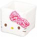 Sanrio Hello Kitty Leopard Fluffy Face Square Box (Pink) (japan import)