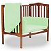 BabyDoll Solid Portable Crib Bedding, Mint Green