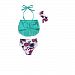 Luerme 3pcs Baby Girls Swimwear Kids Tassel Swimsuit Summer Beach Bikini Set (3-4 Years)