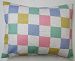 SheetWorld Crib / Toddler Percale Baby Pillow Case - Pastel Alphabet Squares - Made In USA