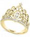 D'oro by Effy Diamond Crown Statement Ring (3/8 ct. t. w. ) in 14k Gold