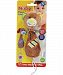 Nuby Pacifinder "Happy Bear Cub" Pacifier Clip - brown, one size