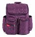 Wallaroo Diaper Bag Backpack with Stroller Straps, Wet Bag and Diaper Changing Pad - For Women and Men - PURPLE