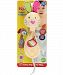 Nuby Pacifinder "Heart-Nosed Bunny" Pacifier Clip - peach, one size