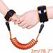 MAXGOODS Anti Lost Wrist Link 2M Safety Velcro Wrist Link for Toddlers, Children & Kids(Orange)