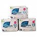 SHUYA Cotton Sanitary Pads Heavy Overnight with Negative ion, Herbal Scented, Wings 24Count( Pack of 3)