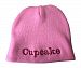 Cupcake Monogrammed Baby Beanie Pink One Size
