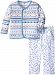 Magnificent Baby Fair Isle Top and Pant Set, Blue, 6 Months