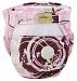 Kushies Organic Ultra Lite All in One Single Diaper, Infant, Distressed Circles Pink
