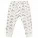 Kushies Baby Infant Playpants, White Print, 1 Month