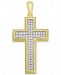 Men's Diamond Cross Pendant (1/4 ct. t. w. ) in 10k Gold