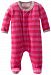 Magnificent Baby Velour Footie, 9 Months, 1-Pack, Hot Pink/Berry