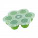 Dovewill BPA Free Baby Food Preparation & Storage Container Tray with Silicone Clip-On Lid - Green, as described