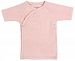 Kushies Baby Everyday Layette Short Sleeve Wrap Tee, Pink, 1 Month, 1 Pack