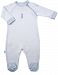 Kushies Baby Everyday Layette Sleeper, Blue Dots, 3 Months, 1 Pack