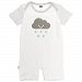 Kushies Baby Infant Cloud Romper, White, 3 Months