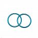 Topind 3" Large Size Aluminium Baby Sling Rings for Baby Carriers & Slings of 2 pcs (Aqua)
