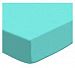 SheetWorld Extra Deep Fitted Portable / Mini Crib Sheet - Solid Aqua Woven - Made In USA