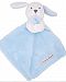 Blankets and Beyond Blue & White Bunny Baby Security Blanket Plush by Blankets and Beyond