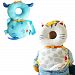 31x19cm Toddler Headrest Pillow Baby Head Shoulder Back Protection Cushion Angels Wing - Blue Dog