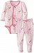 Magnificent Baby Girls Newborn Long Sleeve Burrito and Pants Set, Mod Floral, 3 Months