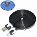 HQRP Extra Long 10ft USB to micro USB Charging Cable for Bose SoundLink Color Bluetooth Speaker 627840-1110 627840-1410 627840-1210 627840-1610 Power Supply Cord Adaptor Colour + Coaster