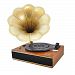 Pyle-Home PNGTT1R Classic Horn Phonograph/Turntable with USB-To-PC Connection and Aux-In Mahogany