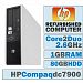 HP Compaq dc7900 SFF/Core 2 Duo E8200 @ 2.67 GHz/1GB DDR2/80GB HDD/DVD-RW/No OS