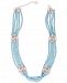 Apatite Beaded Choker Necklace (120-1/2 ct. t. w. ) in Sterling Silver