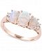 Effy Opal (1 ct. t. w. ) & Diamond Accent Ring in 14k Rose Gold