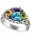 EffyMosaic Multi-Gemstone Ring (5-1/3 ct. t. w. ) in Sterling Silver and 18k Gold