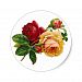 Red & Yellow Roses Classic Round Sticker