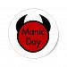Manic Day Classic Round Sticker