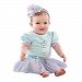 Baby Aspen My First Birthday 3 Piece Party Outfit with Tutu, Purple/Aqua/Silver, 12-18 Months