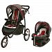 Graco Fastaction Fold Jogger Click Connect Travel System, Chili Red