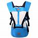ThreeH Baby Carrier Hip Seat 4 Carry Positions Breathable Mesh for Toddlers BC03, Blue