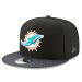 Miami Dolphins New Era 9FIFTY NFL 2017 Sideline Snapback Cap - Black
