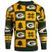 Green Bay Packers NFL Patches Ugly Crewneck Sweater