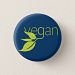Leafy Vegan Pinback Button