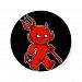 Little Devil Classic Round Sticker