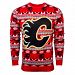 Calgary Flames NHL Big Logo Ugly Crewneck Sweater
