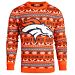 Denver Broncos NFL Big Logo Ugly Crewneck Sweater