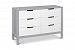 Carter's by DaVinci Colby 6-Drawer Double Dresser, Grey and White