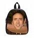 Nicolas Cage Custom Kids School Backpack Bag(Small)