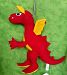 Springy Dragon Animal Brightly Coloured Mobile by Panopoly